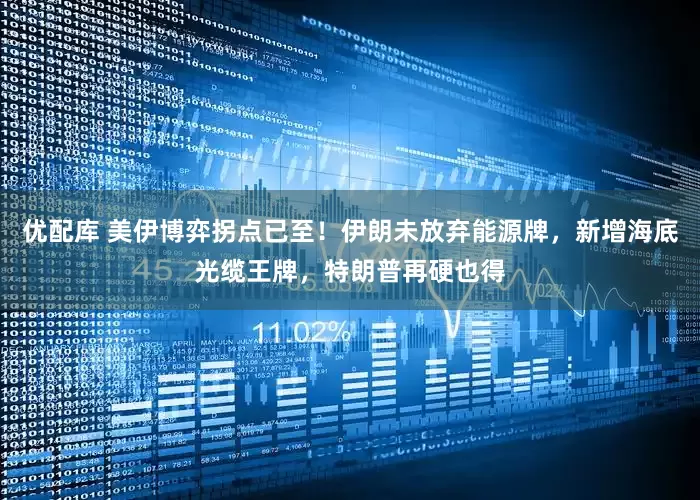 优配库 美伊博弈拐点已至！伊朗未放弃能源牌，新增海底光缆王牌，特朗普再硬也得